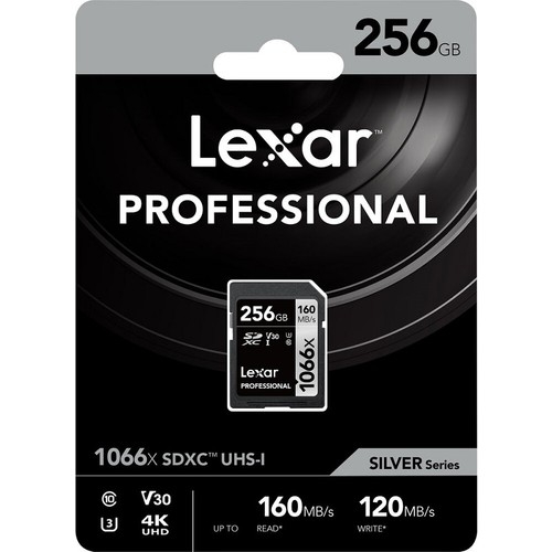 Lexar 256GB 1066X 160mb/sn UHS-I SDHC Hafıza Kartı