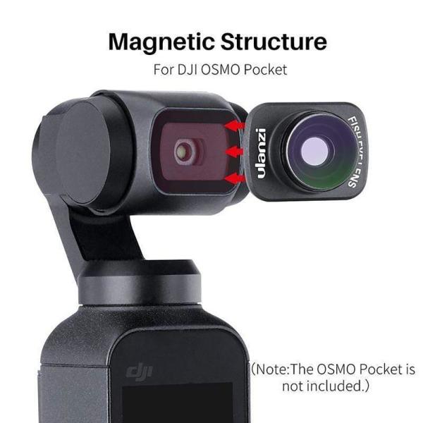 Ulanzi OP-8 Dji Osmo Pocket Balık Gözü Lens