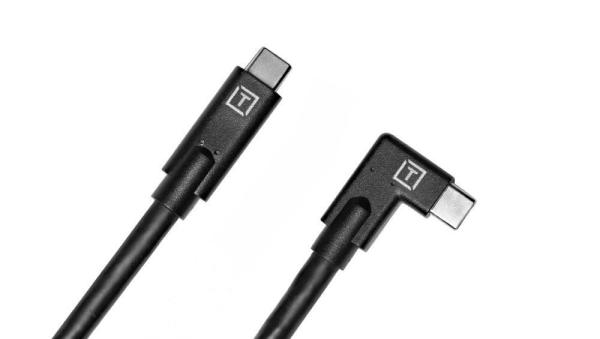 Tether Tools USB-C to USB-C Right Angle 4.6m Orange CUC15RT-BLK