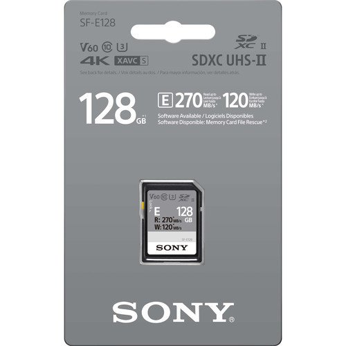 Sony 128GB UHS-II SDXC Hafıza Kartı (SF-E128)