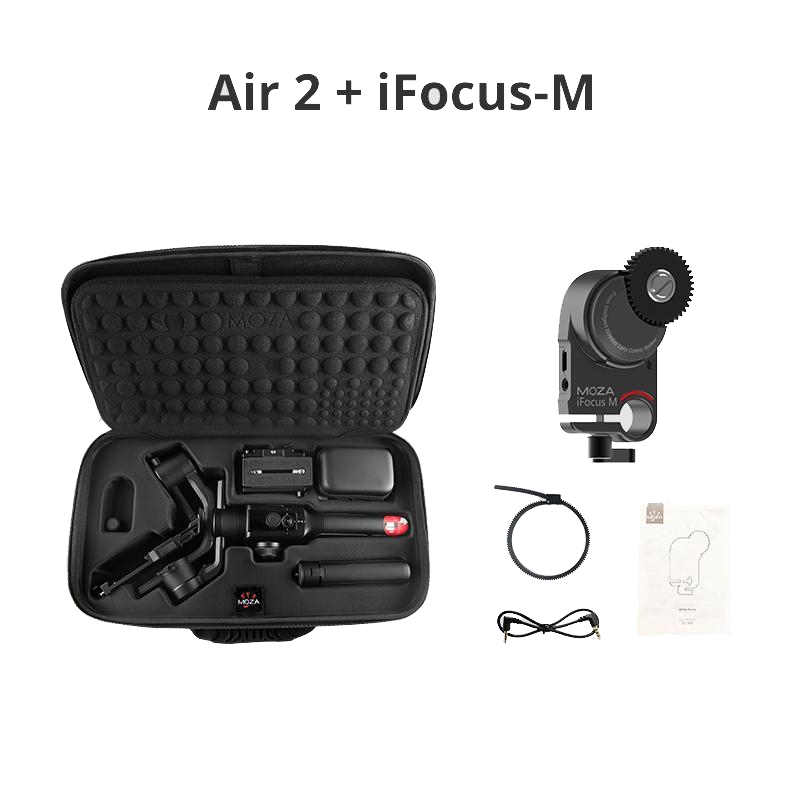 Moza Air 2 Gimbal Stabilizer + iFocus M Wireless Lens Motor