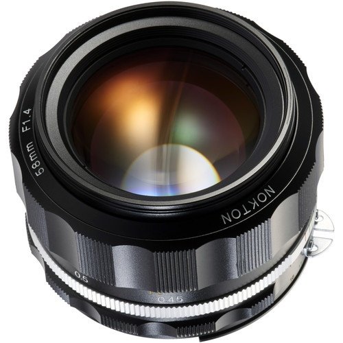 Voigtlander Nokton 58mm f / 1.4 SL II S Lens Black (Nikon)