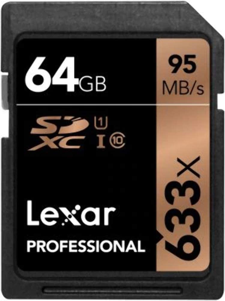 Lexar 64GB Professional 633x UHS-I SDXC Hafıza Kartı
