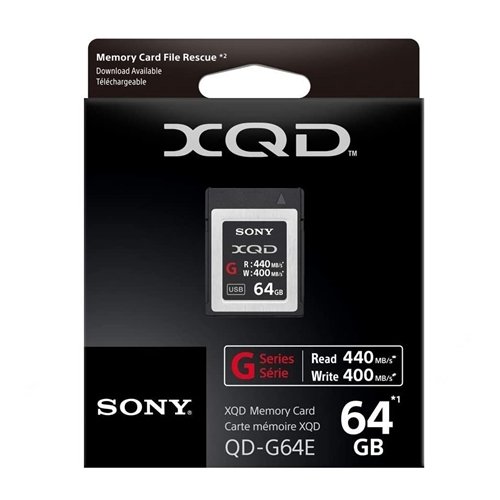 Sony 64GB QD-G64E 440Mb XQD Hafıza Kartı