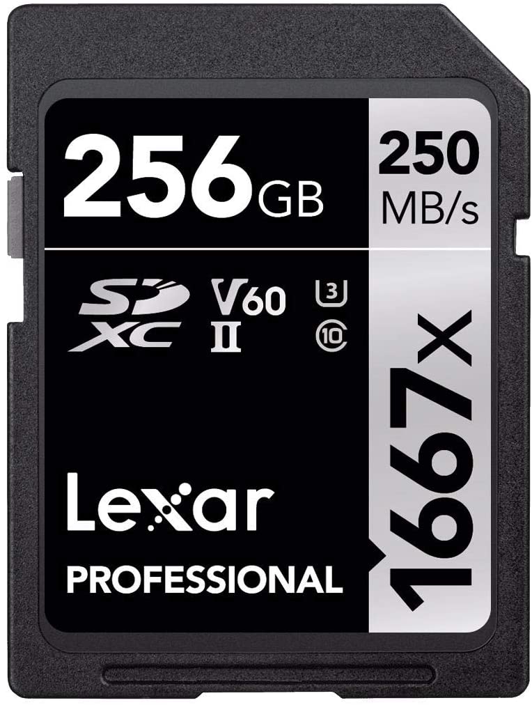 Lexar 256GB Professional 1667x UHS-II SDXC Hafıza Kartı