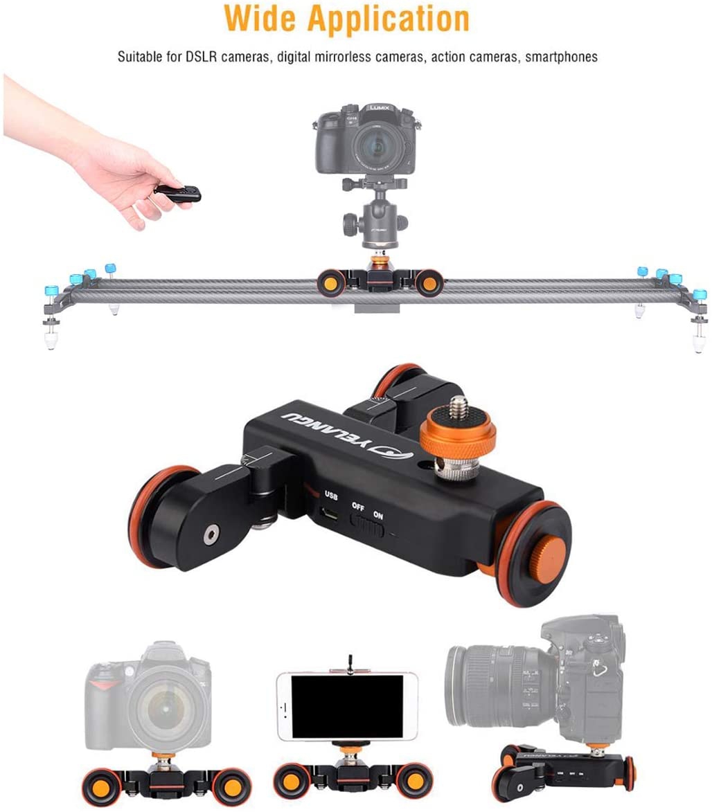 YELANGU L4X Motorlu Uzaktan Kumandalı AutoDolly Slider