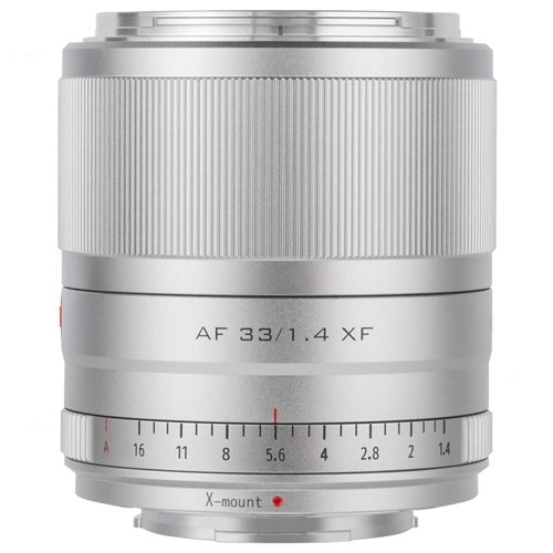 Viltrox AF 33mm f / 1.4 XF Lens (Fujifilm X) (Silver)