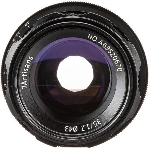 7artisans 35mm F1.2 APS-C Prime Lens M43 (Panasonic Olympus Mount) Siyah