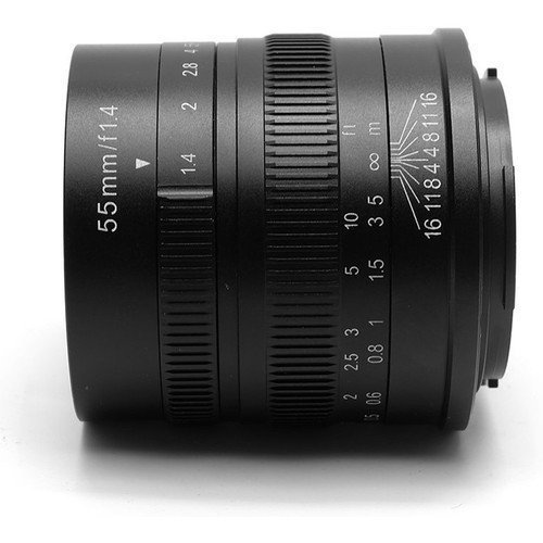 7artisans 55mm F/1.4 APS-C Manual Fixed Lens (Sony E-mount) Siyah