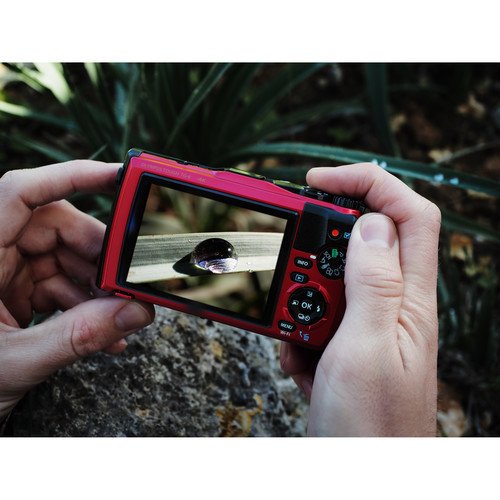Olympus Tough TG6 Fotoğraf Makinesi (Red)