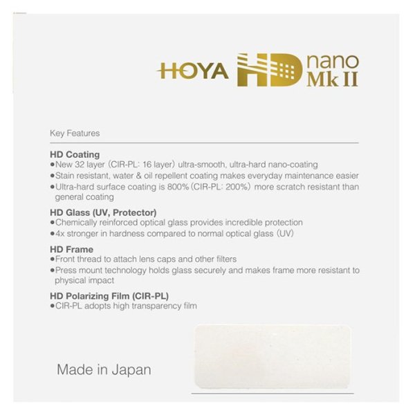 Hoya 72mm HD NANO MK II UV Filtre