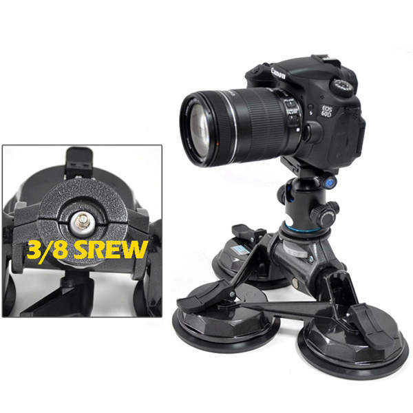 OEM Marka 3 Ayaklı DSLR ve Video Kamera İçin Araba Vantuzu D9509