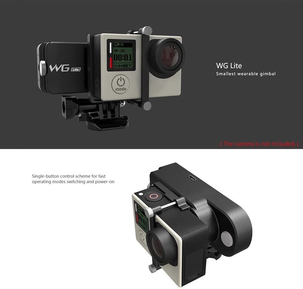 FeiYu WG Lite Single Axis Taşınabilir Gimbal  GoPro Hero 4/3 +/3 için