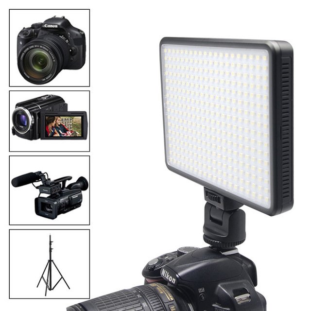 OEM Marka LED-320I Gömme Pilli Video Kamera ışığı (5500K)