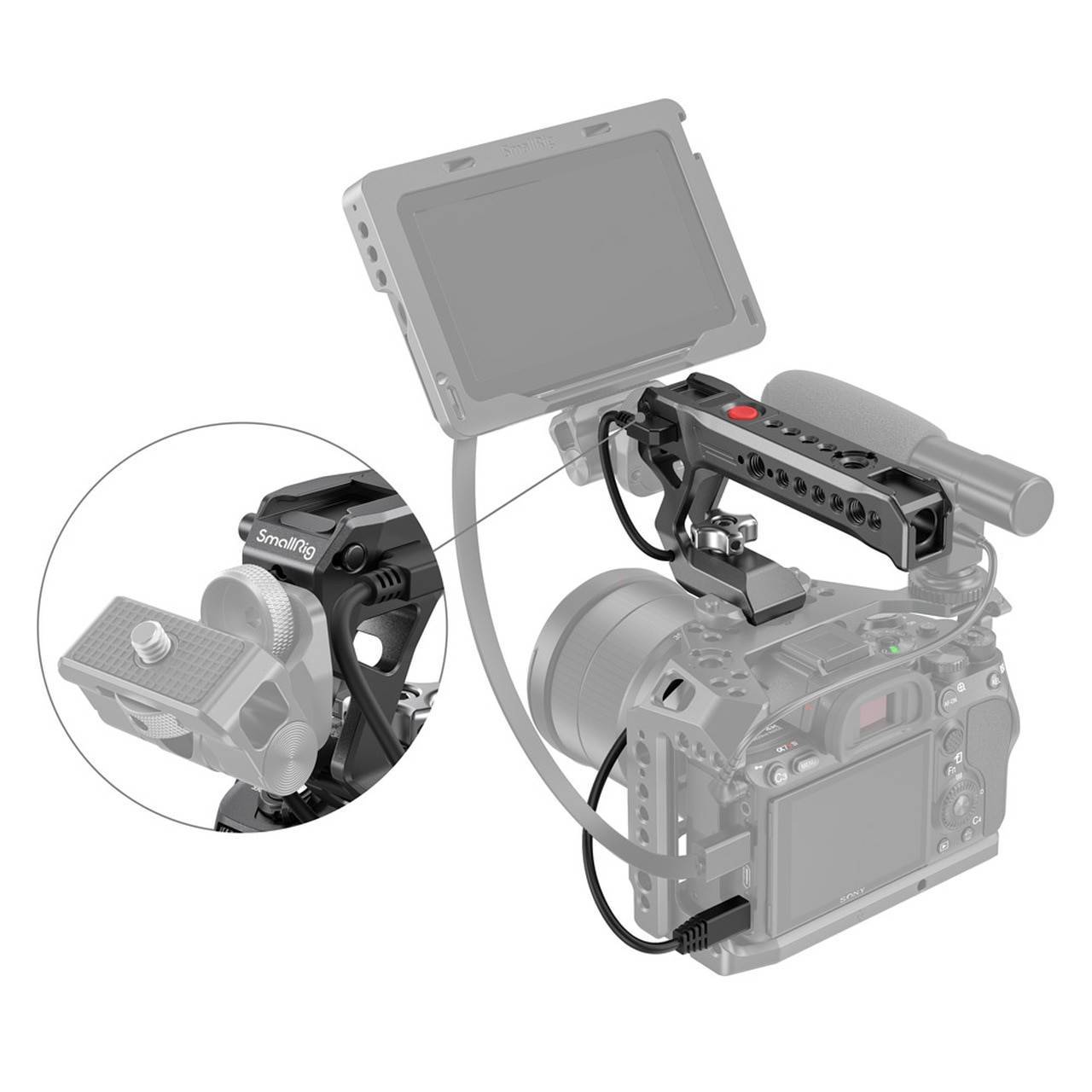 SmallRig Sony Aynasız Kameralar için Kayıt Başlatma Durdurma  NATO Üst Kolu HTN2670