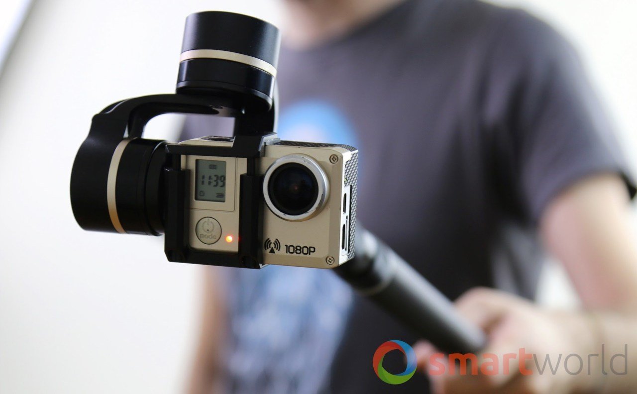 Feiyu Tech G4 GoPro Hero4 / 3 + / 3 ve benzer boyuttaki Aksiyon Kameralar için