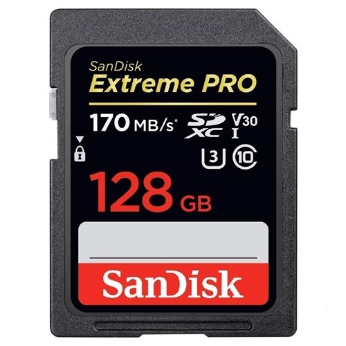 SanDisk 128GB Extreme Pro SDHC/SDXC Hafıza Kartı (170mb)