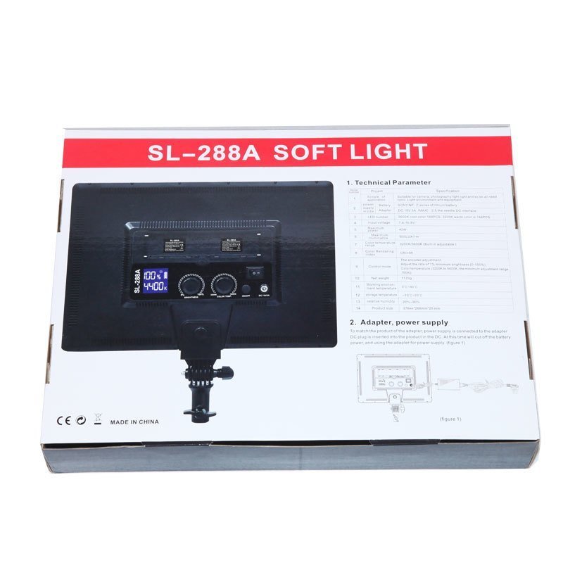 OEM Marka SL288A Soft Video Çekim ışığı (5500K 3200K)