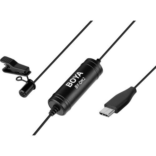 Boya BY-DM2 Type-c Girişli Telefon Yaka Mikrofonu