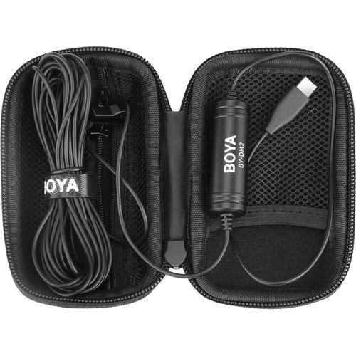 Boya BY-DM2 Type-c Girişli Telefon Yaka Mikrofonu