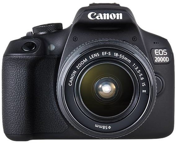 Canon EOS 2000D 18-55mm IS II & 75-300mm Çift Lensli Kit