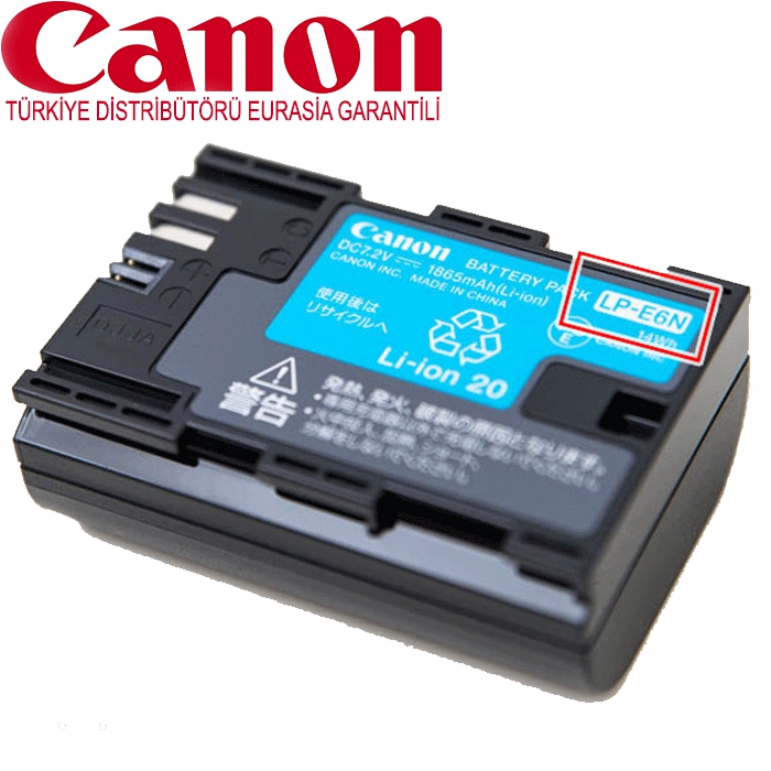 Canon EOS 5D Mark II Orjinal Pili - LP-E6N Li-Ion Batarya