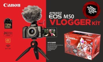 Canon EOS M50 15-45mm Vlogger Kit