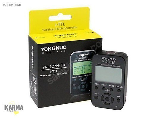 Yongnuo YN-622N Modeli İçin TX İ-TTL Ekranlı Tetikleyici Nikon Uyumlu (Telki)