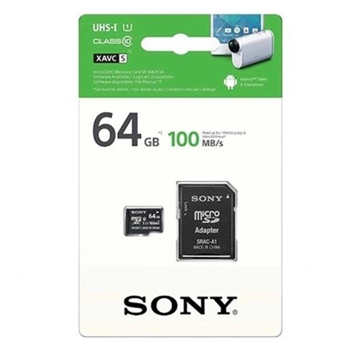 Sony 64GB MicroSDXC 100MB/s UHS-I Hafıza Kartı