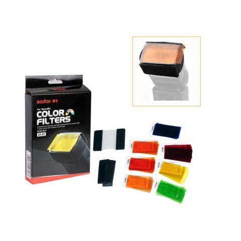 Godox CF-07 Tepe Flaş İçin Renkli Filtre Seti