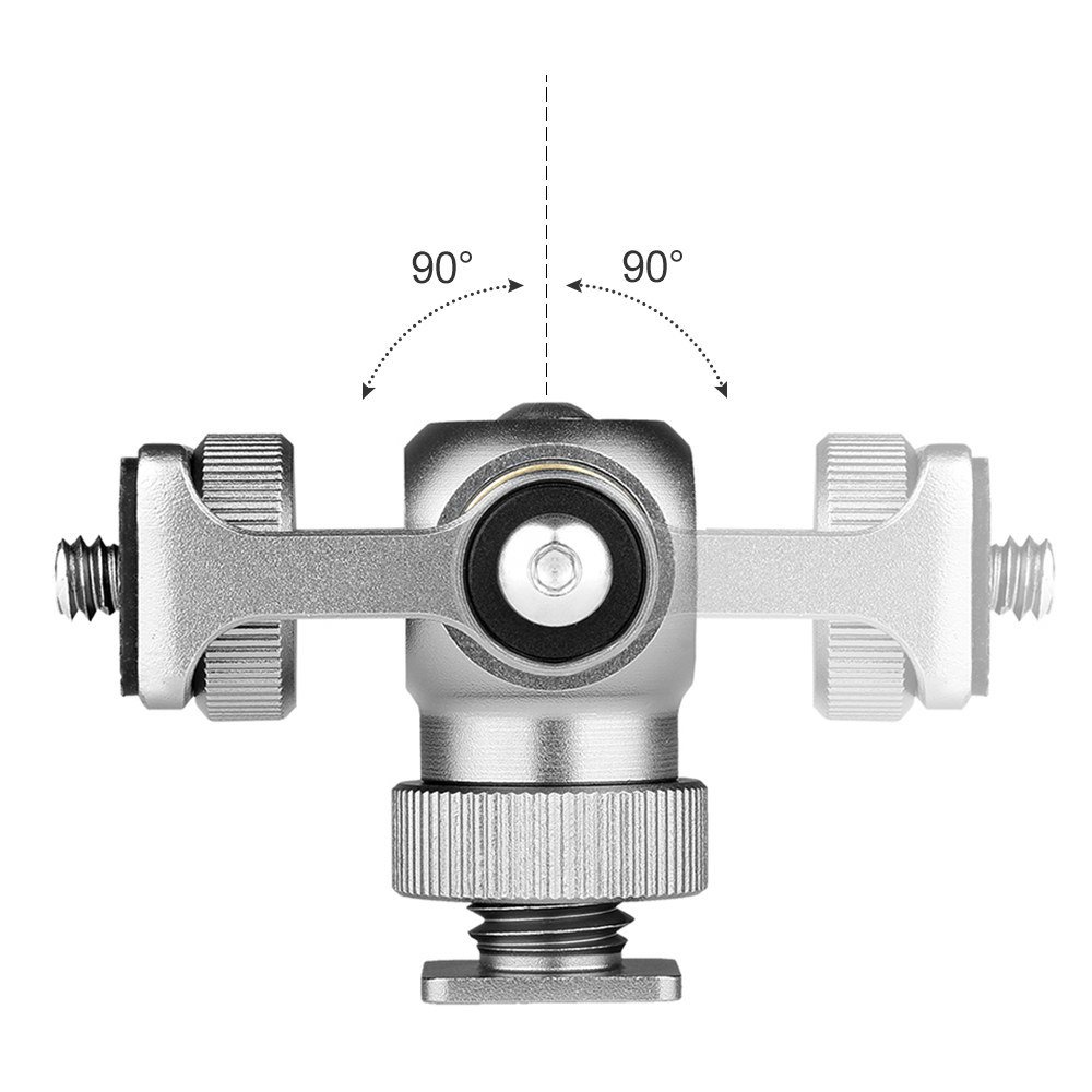 Andoer Monitör LED Işık Montaj Mini Top Kafası D8053