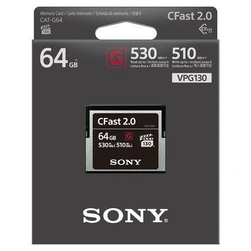 Sony 64GB CFast 2.0 CAT-G64 Bellek Kartı
