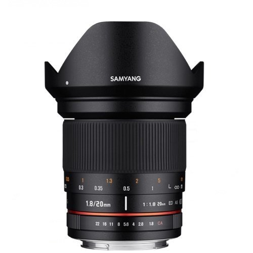 Samyang 20mm f/1.8 ED AS UMC Lens (Sony E)