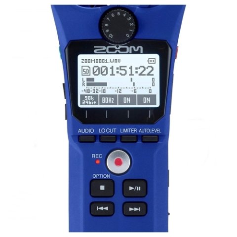 Zoom H1N Ses Kayıt Cihazı (Mavi)