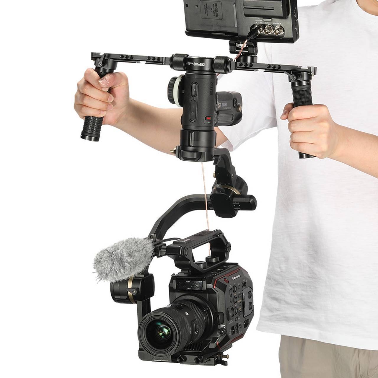 SmallRig ZHIYUN CRANE 3S Gmbal için  Çift Tutamağı 2857