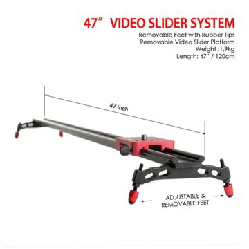 Kamerar SLD470 120cm Video Slider Sistem