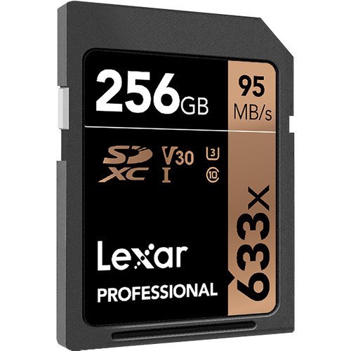 Lexar 256GB Professional 633x UHS-I SDXC Hafıza Kartı
