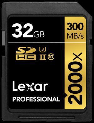 Lexar 32GB Professional 2000x UHS-II SDXC Hafıza Kartı + SD Kart Okuyucu