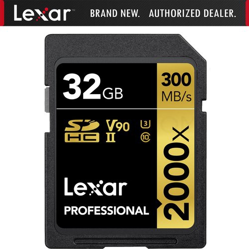 Lexar 32GB Professional 2000x UHS-II SDXC Hafıza Kartı + SD Kart Okuyucu