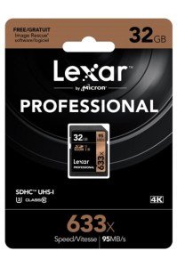 Lexar 32GB 633x SDHC UHS-I Profesyonel Hafıza Kartı