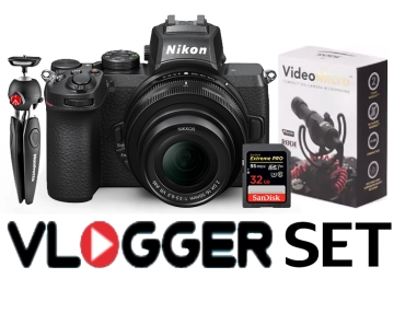 Nikon Z50 + 16-50mm VR Lensli Vlogger Set