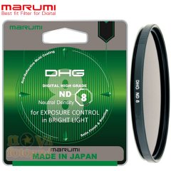 Marumi 72mm DHG ND8 Filtre (3 Stop)