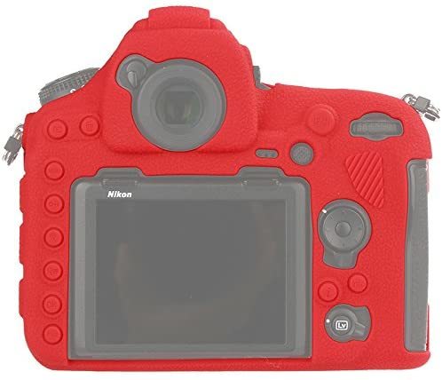 Andoer (Nikon D850) İçin Koruyucu Silikon Kılıf (Kırmızı)