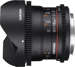 Samyang 12mm T3.1 Cine Fish-eye Lens (Sony E)