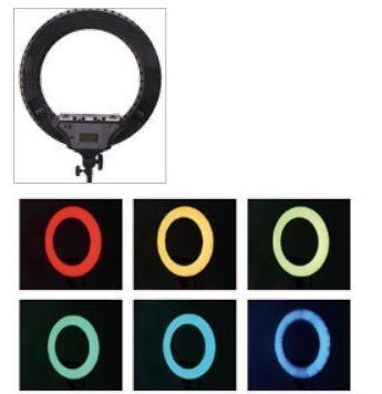 Fancier RGB-18 Renkli Ring Light Led (Halka Işık)