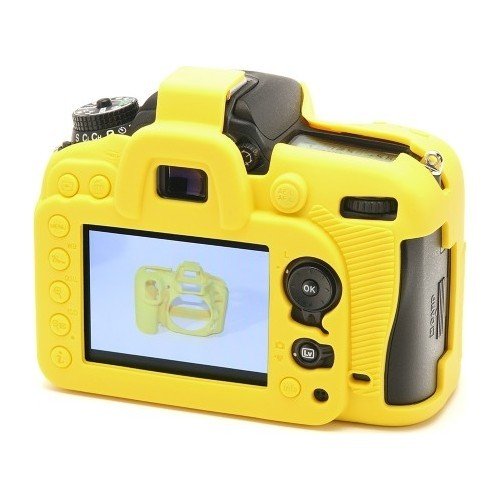 Andoer (Nikon D7100/D7200) İçin Koruyucu Silikon Kılıf (Sarı)