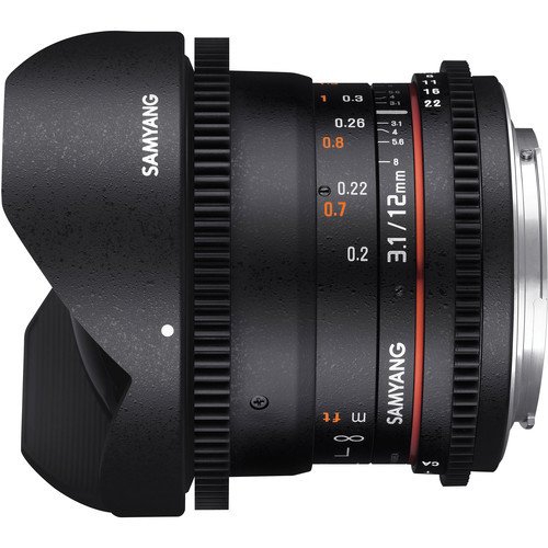 Samyang 12mm T3.1 Cine VDSLR Lens (Nikon F)
