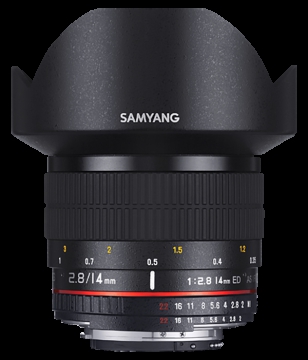 Samyang 14mm f/2.8 ED AS IF UMC Lens (Canon EF)