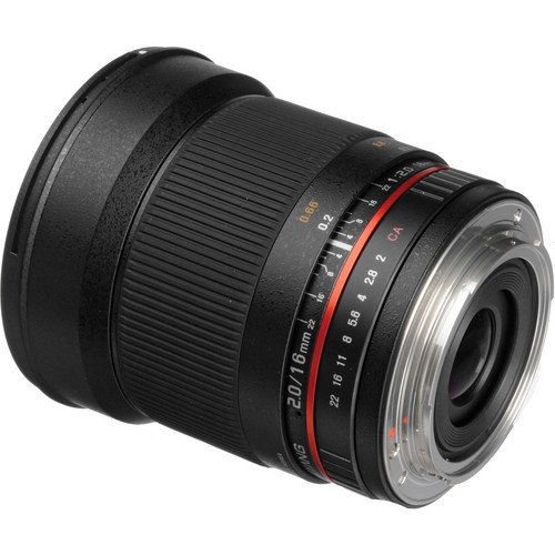 Samyang 16mm f/2.0 ED AS UMC CS Lens (Canon EF)