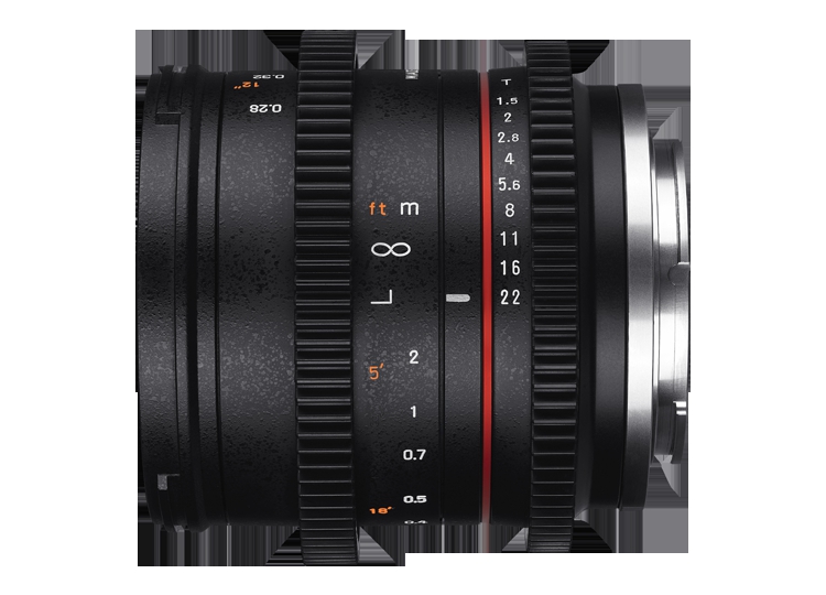 Samyang 7.5mm T3.8 Fish-eye Cine Lens MFT